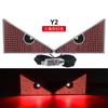 Nuevo producto ojo de demonio coche LED lámpara decorativa modificado kazilan lámpara ojo grande decoración personalidad 11 modos USB
