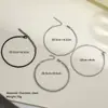 Europa y Estados Unidos nuevo simple ins pulsera de cadena de acero inoxidable juego de 4 piezas personalidad transfronteriza retro traje de pulsera de caja
