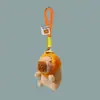 Lindo Llavero de Peluche de Capibara Colgante de Capibara Pequeño Colgante para Mochila de Estudiante Pequeño Regalo Venta al por Mayor Boutique
