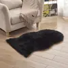 Alfombra Decorativa de Imitación Lana Gruesa Irregular Felpa para Mesa de Café Cojín para Sala de Estar Cojín para Silla Manta de Cama