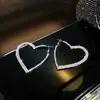 Shein Caliente Nuevo Nicho Mariposa Corbata de Moño Borla Pendientes para Mujeres Brillante Diamante Pequeños Pendientes Pendientes