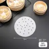 Papel de Vaporizador Casero Desechable para Panecillos y Panecillos al Vapor, Papel de Aceite de Silicona, Papel de Vaporizador Antiadherente para Panecillos
