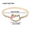 Pulseira de Joia Hello Kitty Desenho Animado Fofo Sanrio Cravejada de Diamantes Mais Vendida na Amazon Transfronteiriça