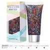 Maquillaje de ojos transfronterizo, maquillaje de ojos en gel, purpurina, lentejuelas, sin pegamento, corazón de melocotón, cuatro ángulos, estrella, maquillaje en gel redondo, purpurina corporal