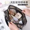 Bolsa de aseo transparente impermeable con separación de seco y húmedo, bolsa de almacenamiento de viaje portátil para viajes de negocios, fitness, natación y almacenamiento de cosméticos