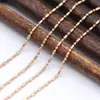 Accesorios de joyería DIY, cadena de cuentas con borlas de color cobre puro, material para collar hecho a mano, accesorios de pulsera antiguos