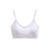 Ropa interior fina de verano para mujer, con copa fija de aire sin dejar rastro, hermosa espalda envuelta, pecho sexy de seda de hielo, antiluz, tubo deportivo, venta al por mayor