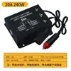 Convertidor de Potencia de 24V a 12V para Camión y Coche, Enchufe Modificado para Encendedor de Cigarrillos de Refrigerador de Coche, Reductor de Voltaje de 20A