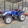 Tractor Lovol Oubao M704-2H de Tracción en las Cuatro Ruedas con Eje Trasero Reforzado, Tractor Agrícola Weichai de 4 Cilindros de Ahorro de Energía y Eficiente en Combustible