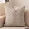 Fronha de veludo cotelê sem enchimento, capa de almofada com bolhas 3D para almofada de encosto de sofá da sala de estar em casa