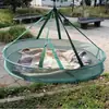 Cesta Rectangular Reforzada y Engrosada para Secar Ropa, Bolsa de Malla para Secar Ropa, Cesta para Secar Verduras, Cesta para Almacenar Artículos Secos, Hecha de Material de Poliéster