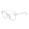 Gafas de Marco Redondo Literario Transfronterizas con Filtro de Luz Azul para Mujer Estilo Coreano Retro Espejos Planos para Hombre Marcos de Gafas Naturales Pequeños Frescos para Uñas de Arroz