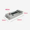 Placa de Presión de Baja Velocidad para Electroerosión por Hilo M6/M8/M10 Plantilla de Fijación Carro Accesorio Material de Acero Inoxidable S136
