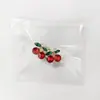 Pinza Pequeña para Flequillo de Niña Linda con Forma de Corazón y Cereza Pinza para Flequillo Roto Pinza Superior Pinza Lateral Pequeños Accesorios para el Cabello