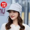 Outono e Inverno das Mulheres Forrado de lã Quente Multi-funcional Chapéu de pescoço Moda All-match Cold-proof Moon Hat Chapéu Torcido Empilhado