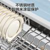 Estante de Almacenamiento para Fregadero de Cocina Doméstico de Acero Inoxidable Engrosado Almacenamiento de Platos Escurridor de Platos Multifuncional