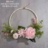 Dalia Artificial Peonía Flor de Anillo Semi Fabricante Decoración Celebración Ramo de Mano Decoración de Pared Cf01359A
