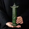 Incensário Criativo Tridimensional em Laca com um Cervo nas Nuvens, Incensário de Estilo Tradicional para Uso Interno em Casa, Queimador de Sândalo, Ornamento para Cerimônia do Chá
