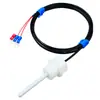 Sensor de Temperatura Ptfe Pt100 Resistencia Térmica Teflon con Sonda de Rosca de Cuatro Puntos, Detección de Temperatura, Resistente a la Corrosión, Resistente a Ácidos y Álcalis