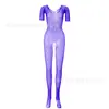 Ventas Directas de Fábrica de Lencería Sexy para Mujer, Body de Malla Largo de una Pieza Multicolor Sedoso Ultradelgado Transparente W265