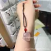 Pingente de Raposa Pequena de Calcedônia para Atração de Amor e Boa Sorte, Disponível em Várias Cores, Corrente para Clavícula Feminina, Fornecimento para Mercado de Transmissão ao Vivo