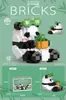 Bloques de Construcción de Muñecos de Dibujos Animados Caja Sorpresa Animal Panda Educativo para Niños Ensamblaje Regalo de Año Nuevo Juguetes para Niños y Niñas Venta al por Mayor