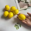 Limão Simulador Fruta Falsa Modelo de Espuma Laranja Modelo de Armário Decoração de Ambiente Ornatos Decorativos Adereços para Fotografia