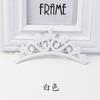 Accesorios para el cabello y la cabeza para niños, venta transfronteriza, materiales semiacabados, pegatinas de tela con forma de corona para niños.