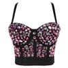 Fabricante Lu Qiuguo Db082 Sujetador Estilo Chica Picante con Adorno de Pedrería para Mujer, Camisola Exterior, Sujetador Moldeador con Ballenas y Hermoso Diseño de Espalda