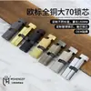 Fabricante Mshengsy Venta al por mayor Estándar Europeo Todo Cobre Grande 70 Apertura Única Cilindro de Cerradura de Núcleo de Computadora para Puertas de Madera Interiores Universal
