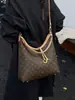 Bolsa tote de gran capacidad, bolsa versátil de lujo ligero estampada, bolso de hombro nuevo para mujer 2026 para el trabajo, bolso cruzado casual
