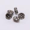 Espaçadores de Anel de Diamante Contas Conjunto de Pulseira Colorida com Anel Espaçador de Diamante Roda 4/6/8/10/12mm Joias DIY Acessórios Feitos à Mão