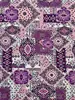 Tecido estampado de linho com juntas de bambu monofilamentar para vestidos de meninas, cortinas, toalhas de mesa, tecido de algodão-linho, tecido estampado floral estilo coreano