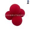 Fábrica directa bola de esponja roja bola de filtro poliuretano de alta densidad nariz de payaso accesorios para espectáculo de magia