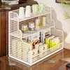 Prateleira de Armazenamento para Mesa de Escritório Armazenamento para Sala de Estar Doméstico Mesa de Centro de Mesa Prateleira de Balcão Multicamadas Prateleira para Mesa de Jantar da Cozinha Prateleira para Copos de Água