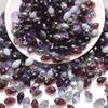 8x 13 furo horizontal gota d'água cor mista DIY pingente de iluminação pingente de joia colar pulseira pingente de casamento