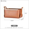 Caja de almacenamiento de cuero estilo nórdico para cosméticos para el cuidado de la piel, sala de estar, entrada, escritorio, bandeja de almacenamiento organizadora, bandeja de cuero PU