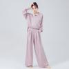 Traje de Camisa Fluida de Manga Comprida Solta de Dança Moderna para Mulheres Novo Estilo Dança Jazz Dança Chinesa Top de Dança para Apresentação de Adultos