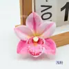 Nuevo Estilo Flor de Orquídea de Película Flor de Orquídea Simulada Impresa en 3D Decoración para Zapatos de Mujer Paquete de Materiales Hechos a Mano para Bricolaje Caja de Flores