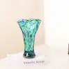 Vaso de Vidro Colorido Celebridade da Internet Estilo ins Vaso de Vidro Ornamentos Estilo Europeu Luxo Leve Alto Valor Sala de Estar Decoração Hidropônica