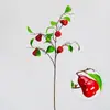 Diseño de Paisaje Realista con Rama de Fruta de Loto Artificial con Niebla Flores y Frutas Falsas Arreglo Floral para Sala de Estar y Restaurante Adornos de Decoración para el Hogar