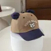 Gorro para bebé de 3 años, nuevo sombrero de sol de otoño, gorra de béisbol linda de oso estilo coreano, gorra tipo pico de pato transfronteriza para niños