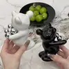 Juego de Tenedores para Fruta de Acero Inoxidable para el Hogar, Tenedores Lindos para Postre con Tarro de Almacenamiento, Pinchos para Fruta, Brochetas de Fruta Seguras para Niños