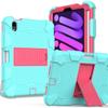 Nueva carcasa protectora a prueba de golpes tres en uno con soporte de color arcoíris para i-Pad Mini 6 de 8.3 pulgadas 2021