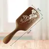 Regalo para el Día del Maestro: Peine de cojín de aire de sándalo para cabello liso, peine de airbag antiestático, peine de masaje de meridianos del cuero cabelludo