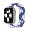 Produto Novo Transfronteiriço Adequado para Apple Watch Apple Iwatch10/9/8 Pulseira Arco-Íris Trançada de Círculo Único para Relógio