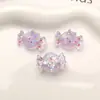 Zhen Tu Super Fada Verão Alta Transparência Pó de Glitter Açúcar Brilhante Doce Borboleta Coração Patch de Resina Acessórios Decorações DIY
