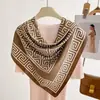 Lenço de Seda com Padrão Paisley para Viagem Lenço Quadrado Color Block Lenço Quadrado Pequeno Retro Artístico Cachecol Protetor de Pescoço Decorativo Gola Respirável Fluxo