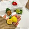 Imán de Nevera de Fruta Estéreo Simulado Creativo Relieve Adhesivo Magnético Dibujo Animado Lindo Abrebotellas Lámina de Succión Magnética Decoración del Hogar