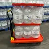 Bandejas de Balde de Água de Plástico Grande para Venda por Atacado, Suportes de Exibição Espessados de 12L/15L/18,9L, Paletes de Logística, Almofadas à Prova de Umidade